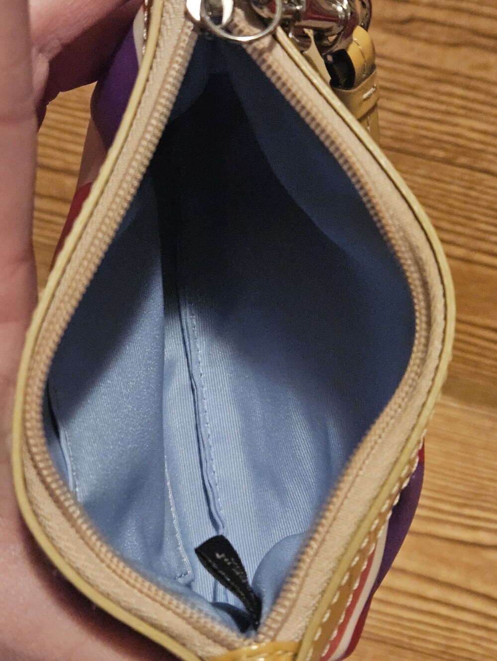 Coach Colorful Scarf Wristlet - Picture 8 of 10